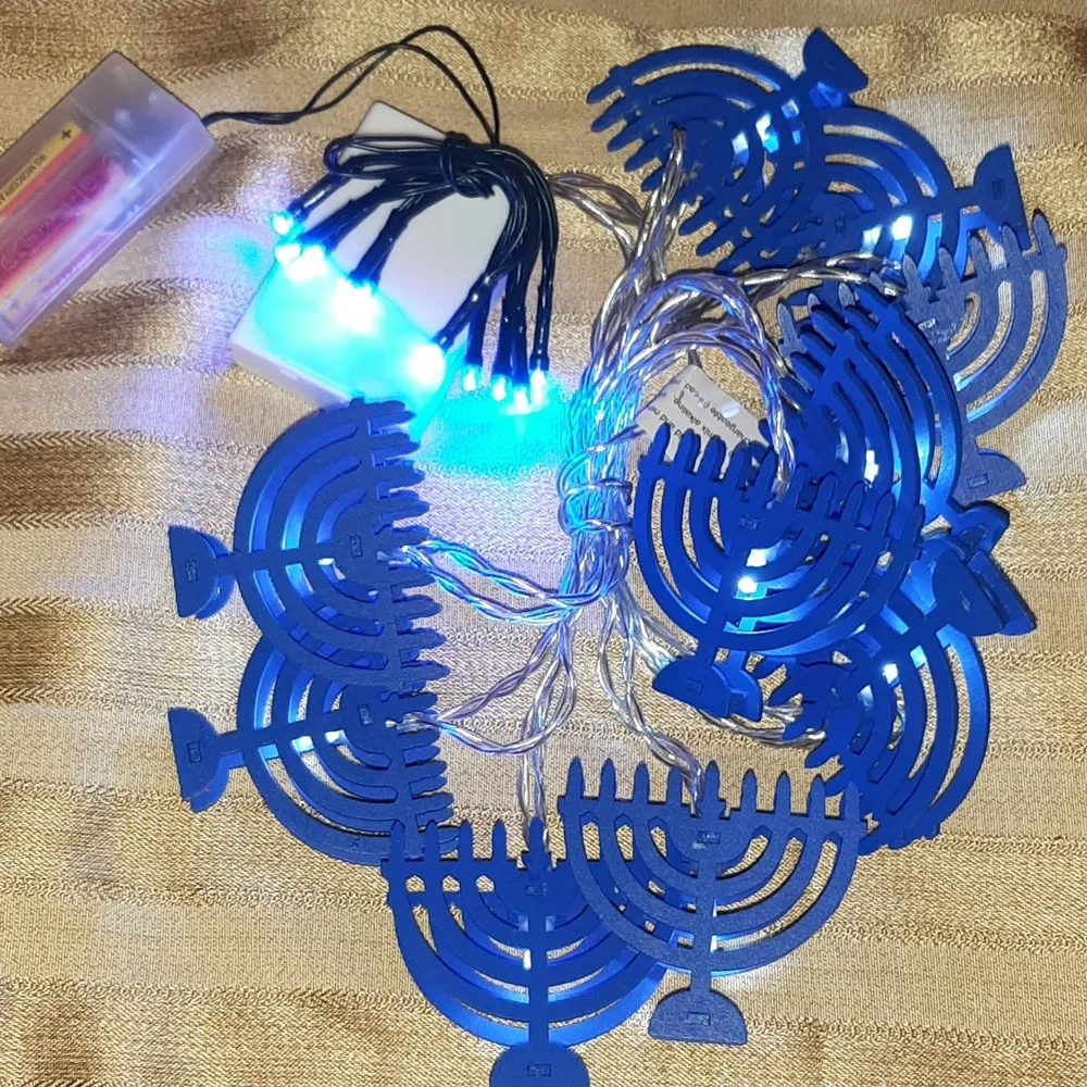 Hanukkah 🕎 String Lights- Yeshua, 
